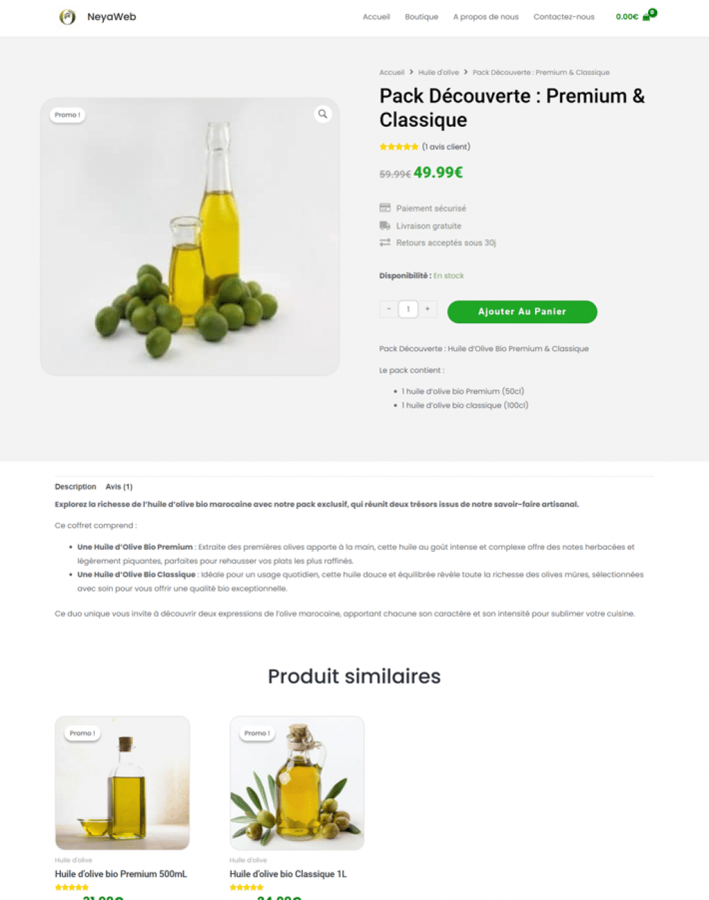 Ecommerce site Demo