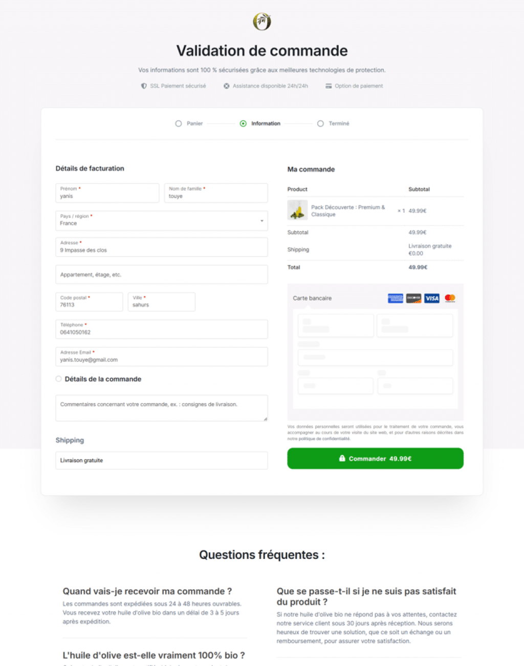 Ecommerce site Demo